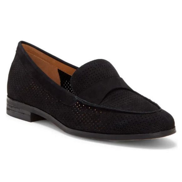 Corso Como Carlynee Black Perforated Leather Loafer Sizes 8 & 9 - Picture 8 of 10